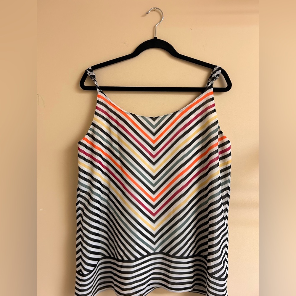 CAbi Multicolor Striped Camisole
